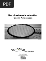 Download Use of weblogs in education useful references by francesc SN19705 doc pdf