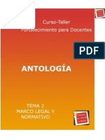 Antología - Tema 2 - Marco legal y normativo