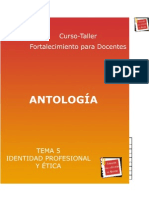 Antología - Tema 5 - Identidad Profesional y Ética