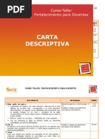 Carta Descriptiva General