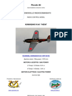VQ MODEL KAWASAKI KI-61 HEIN RC ARF CLASSE 60