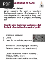 Download Management of Cash by mastermind10 SN19705694 doc pdf