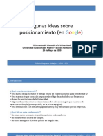 Algunas Ideas Sobre Posicionamiento-2009