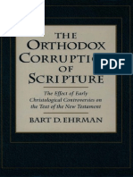 Bart Ehrman - The Ortodox Corruption of The Scripture