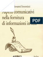 Giovanni Invernizzi - Aspetti comunicativi nella fornitura di informazioni in rete