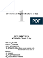 New Features in Oracle 10g