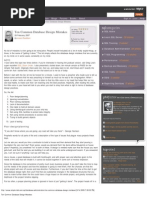 Download Ten Common Database Design Mistakes by 87291472BG SN19711011 doc pdf
