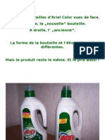 Voici Deux Bouteilles D Ariel Color Vues de Face. A Gauche, La Nouvelle" Bouteille. A Droite, L Ancienne"