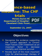 Evidence Based Approach in Congestive Heart Failure