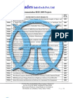 Instrumentation IEEE 2009 Projects @ Hades InfoTech