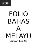 Folio Bahasa Melayu