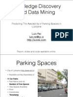 Predicting The Availability of Parking Spaces in Ljubljana