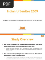 Snapshot of Juxt Indian Urbanites 2009 Study