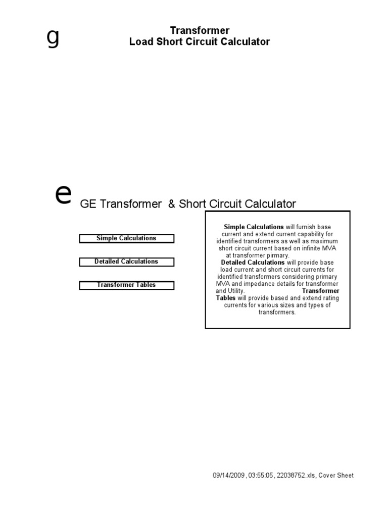 Transformer Estimation | PDF | Transformer | Electrical Impedance