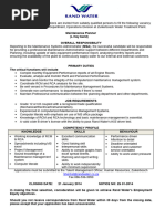 maintenance planner - 2014