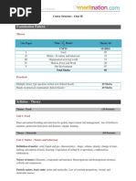 CBSE Science Syllabus - Class 9