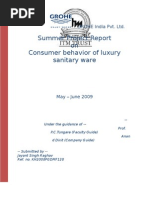 Download Buying behavior of consumer for sanitary products by jayantraghav SN19729503 doc pdf
