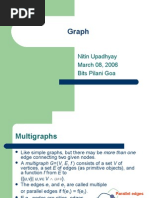 Graph: Nitin Upadhyay March 08, 2006 Bits Pilani Goa