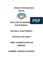 Demostración de La Concervación de La Energia