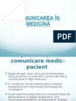 Comunicarea in Medicina