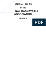 Official NBA Rule Book