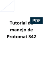 Tutorial de Manejo de Protomat S42