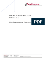 Oracle EPPM What's New in P6 Release 8.2