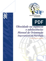 Manual de orientação sobre obesidade infantil