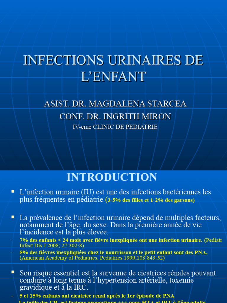 Cours 3 Infections Urinaires