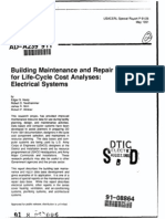 Building Maintenance and Repair Data For Life-Cycle Cost Analyses - Electrical Systems