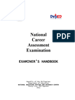 2011 NCAE Examiner S Handbook UPDATED