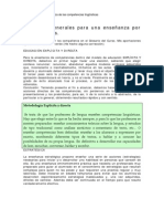 Principios Generales para Una Enseanza Por Competencias