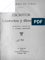 ESCRITOS LITERARIOS Y FILOSÓFICOS - Leonardo Da Vinci