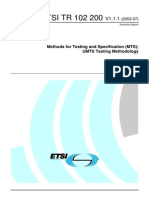 Methods for Testing and Specification-UMTS