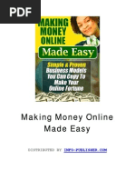 Making Money Online Made Easy