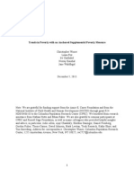 Trends in Poverty With An Anchored Supplemental Poverty Measure