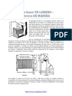 Como Hacer Un Librero Libreros de Madera