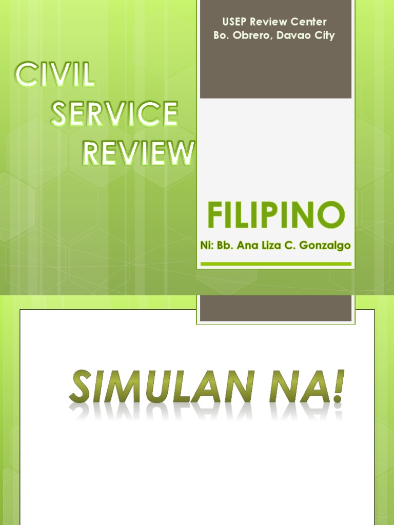 Civil Service Filipino | PDF