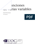 Las Funciones de Varias Variables - UOC, La Uniiversidad Virtual