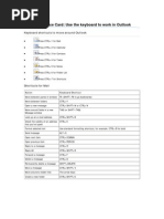 Outlook Shortcuts