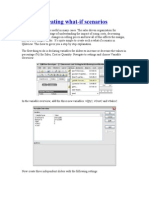 Qlikview What if Analysis