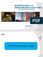 SESIÓN 1 - Introducción A La Ingeniería Mecánica Eléctrica