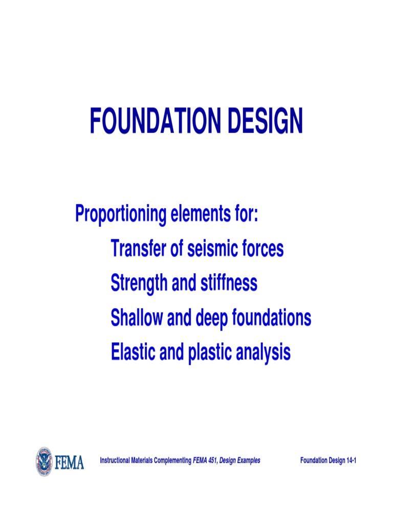 Topic14 FoundationDesign | PDF
