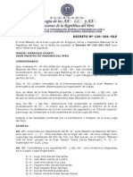 Decreto 126-201-Autorizacion RLS Inca Garcilaso de La Vega