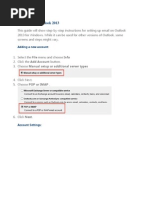 Download How to Setup Outlook  with bluehost by Sanu Philip SN197552484 doc pdf