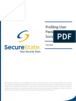 Profiling User Passwords on Social Networks