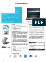 HP Pavilion Dm3-1047cl - Datasheet