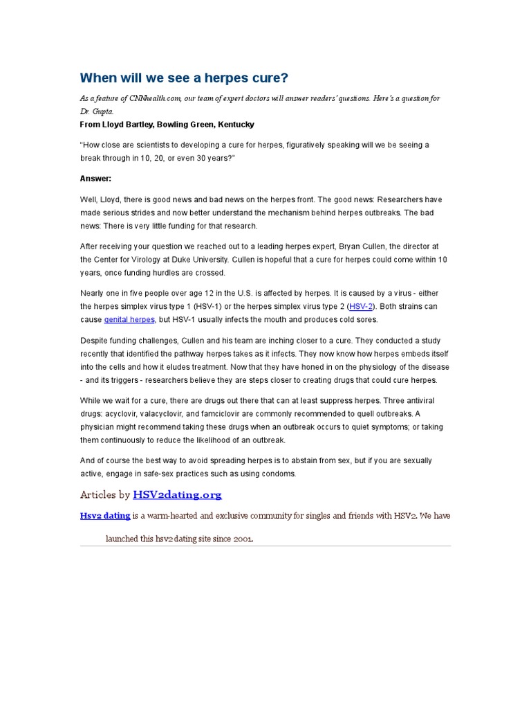 hsv2 Cure PDF