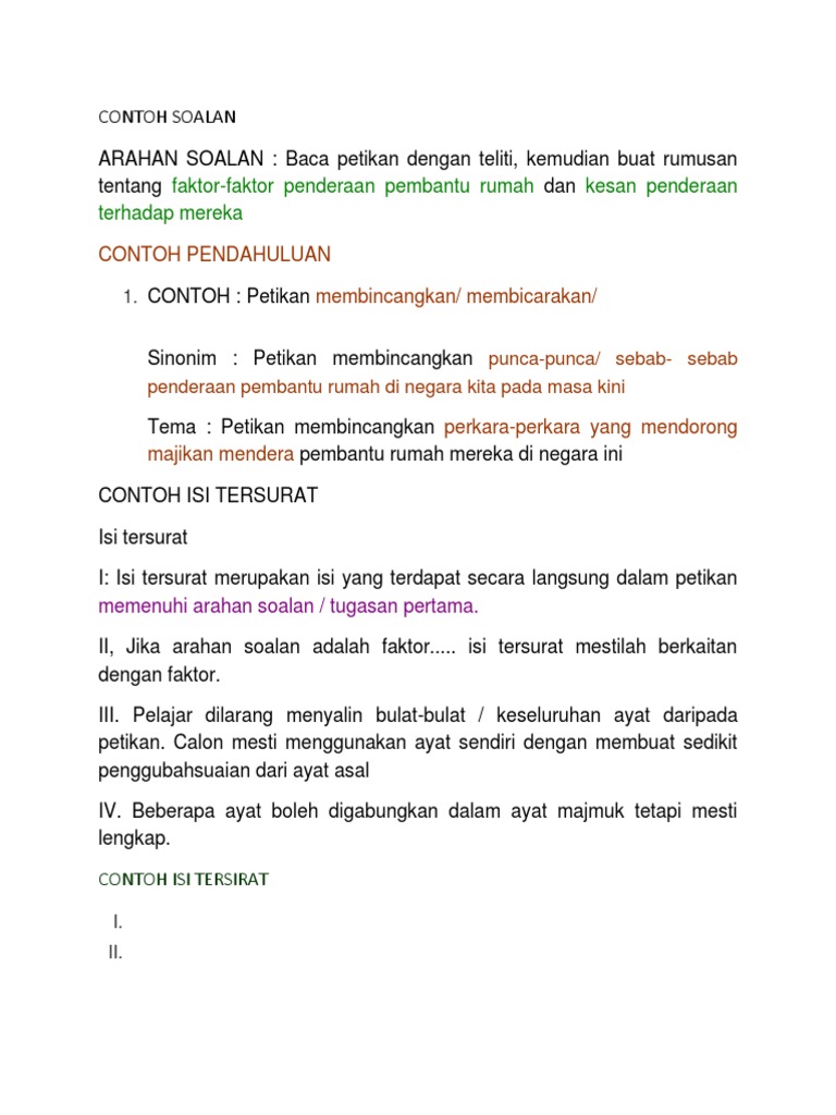 Contoh Soalan Rumusan 2014 Pdf
