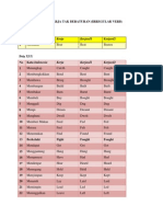 Kata Kerja Tak Beraturan